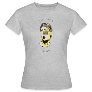 Renaissance style sculpture - Women's T-Shirt - heather grey - Front - AI Model Female 172 dark (172cm)
