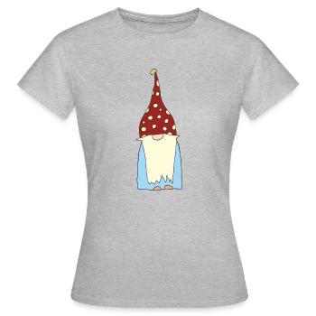 Gnome Dwarf - Women's T-Shirt - heather grey - Front - AI Model Female 172 dark (172cm)