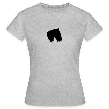 bricoler - T-shirt Femme - gris chiné - Devant - AI Model Female 172 dark (172cm)