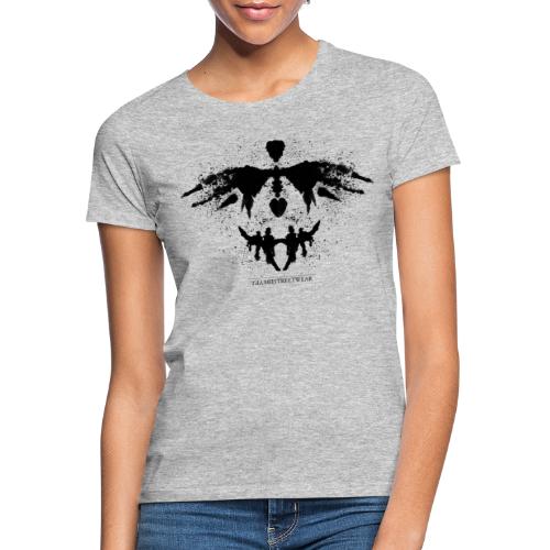 Rorschachmatt schwarz - Frauen T-Shirt