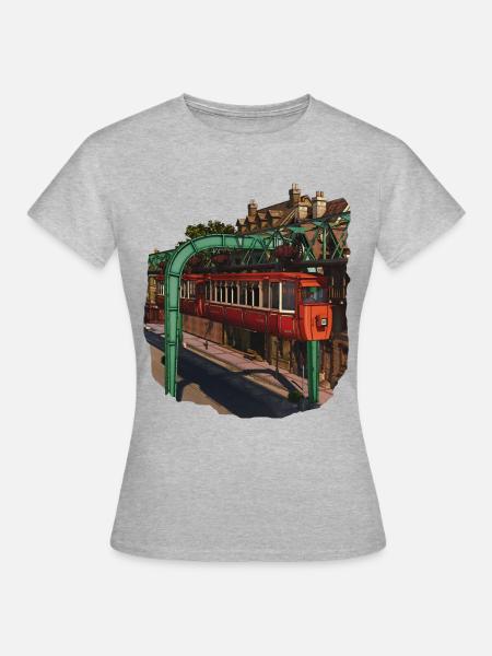 Kaiserwagen-TShirt - Frauen T-Shirt - Grau meliert