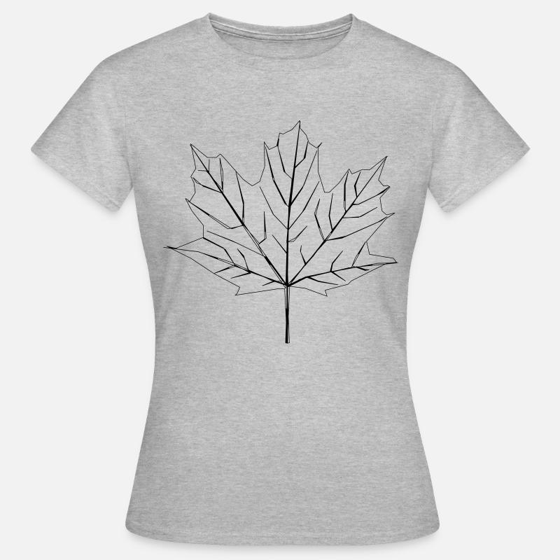 maple leaf - Women's T-Shirt - heather grey