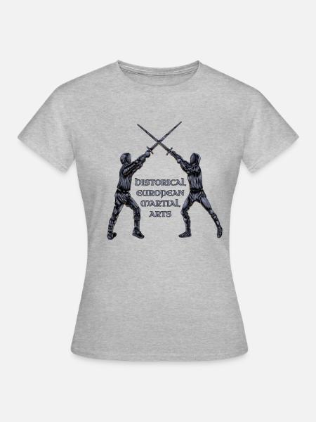 Schwertkampf - HEMA - Frauen T-Shirt - Grau meliert
