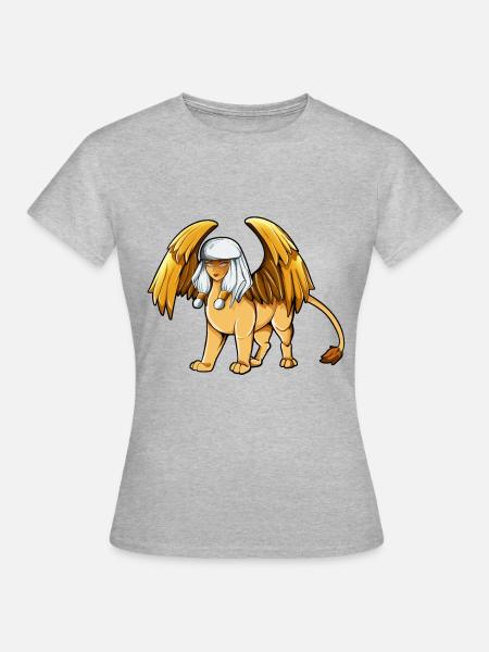 Sphinx - Frauen T-Shirt - Grau meliert