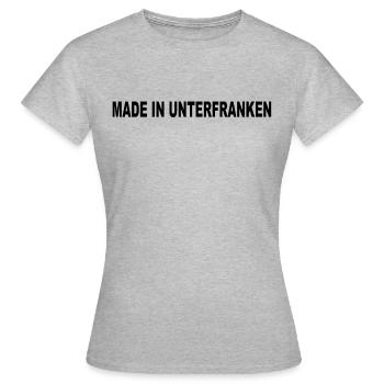 Basse-Franconie - T-shirt Femme - gris chiné - Devant - AI Model Female 172 dark (172cm)