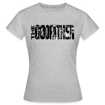 Le Parrain Film De Mafia Marchandise Logo - T-shirt Femme - gris chiné - Devant - AI Model Female 172 dark (172cm)