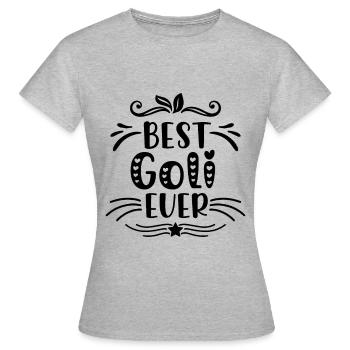 Beste Goli Patentante Österreich Taufpatin - Frauen T-Shirt - Grau meliert - Vorne - AI Model Female 172 dark (172cm)