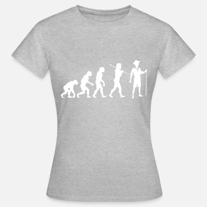 Evolution of Scouting - Women's T-Shirt - heather grey