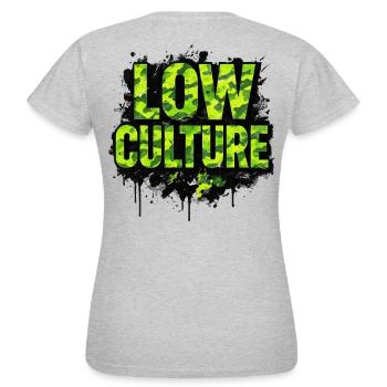 Scène streetstyle auto-tuning de basse culture - T-shirt Femme - gris chiné - Dos - AI Model Female 172 dark (172cm)
