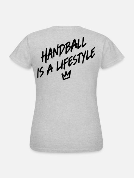 Handball - Frauen T-Shirt - Grau meliert