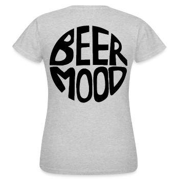 Beer Mood - Women's T-Shirt - heather grey - Back - AI Model Female 172 dark (172cm)