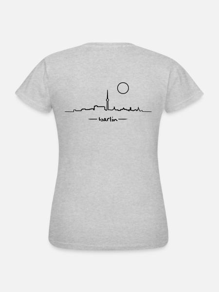 Berlin - Frauen T-Shirt - Grau meliert