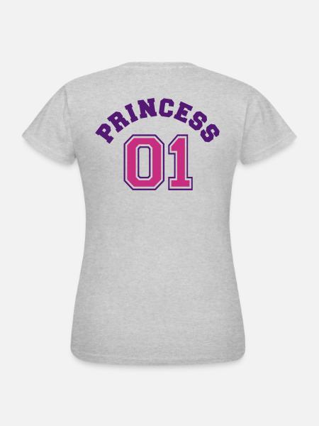Princess 01 - Frauen T-Shirt - Grau meliert