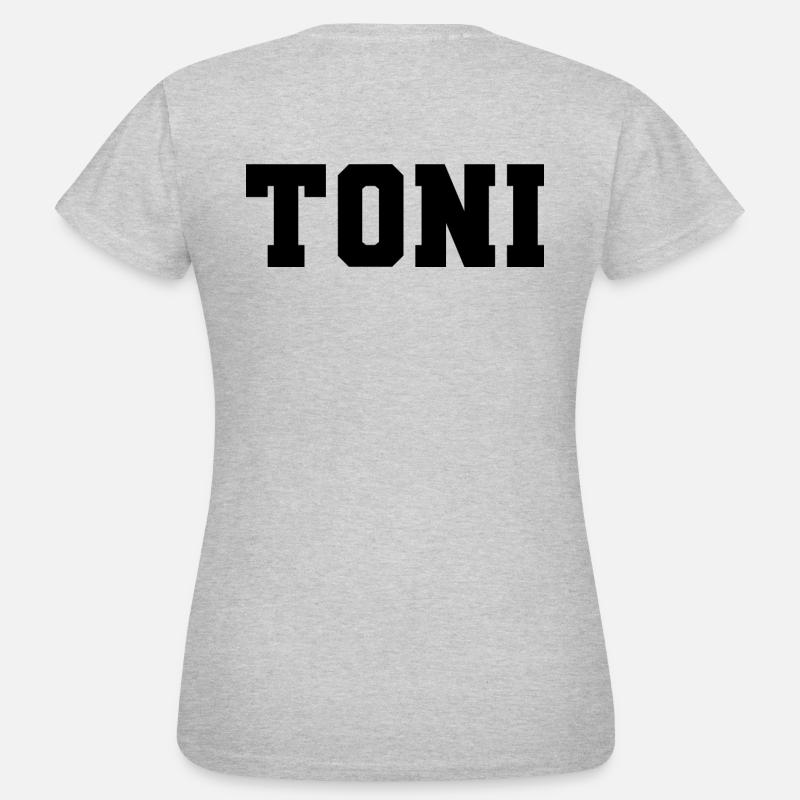 Name - Toni - Women's T-Shirt - heather grey