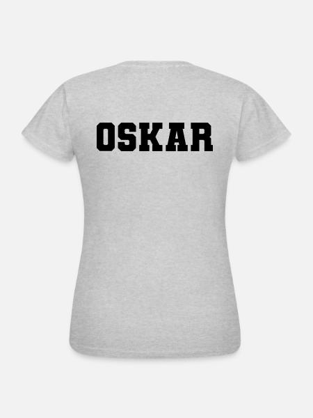 Name - Oskar - Frauen T-Shirt - Grau meliert