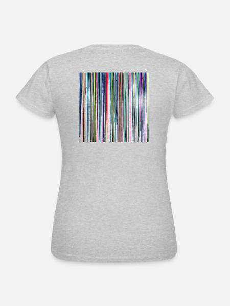 Abstrakte Kunst - Frauen T-Shirt - Grau meliert