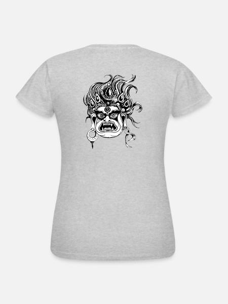Bhairab - Frauen T-Shirt - Grau meliert