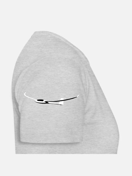 Glider Gliding Gliding Gliding Glider - Women's T-Shirt - heather grey - Right