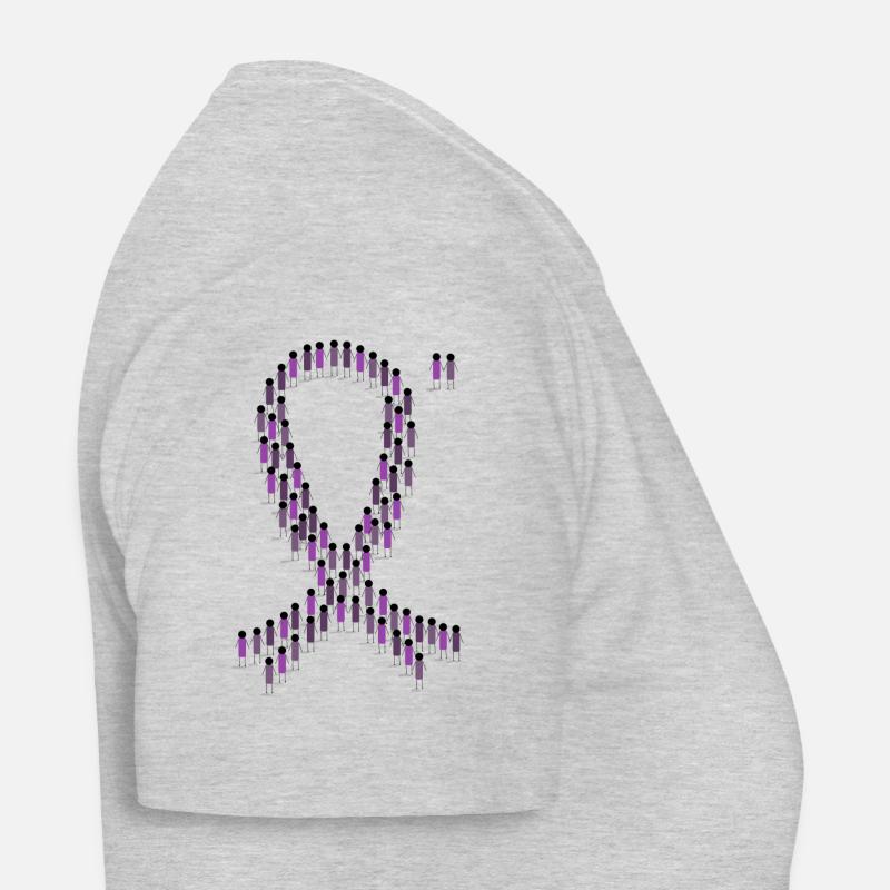 Crowd Purple Epilepsy Bow Togetherness Women's T-Shirt