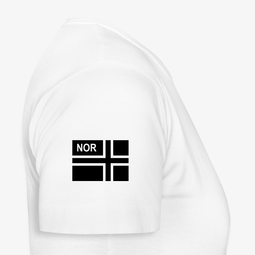 Norsk taktisk flagga Norge - NOR (höger) - T-shirt dam