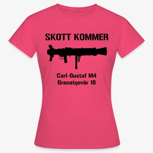 SKOTT KOMMER - KLART BAKÅT - SWE Flag - T-shirt dam