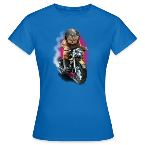 Chat Motard : L'Esprit Libre - T-shirt Femme