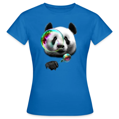 Panda Souffleur de Bulles - T-shirt Femme