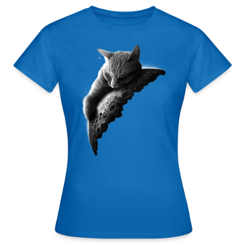 Mooncat : Le Chat de la Lune - T-shirt Femme