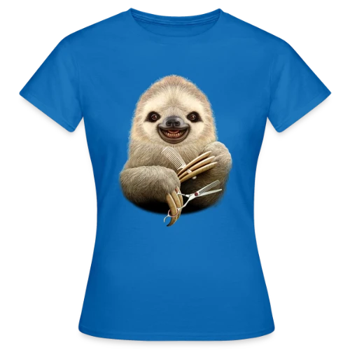 Paresseux Barbier : La Précision Lente - T-shirt Femme