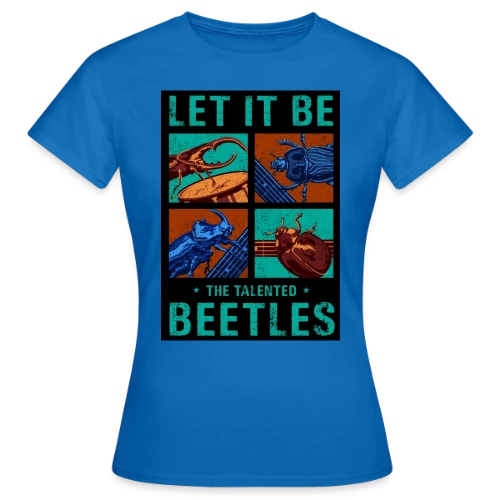 The Beetles : Insectes Musiciens Rock - T-shirt Femme