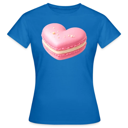 Macaron Cœur - Déclaration Gourmande - T-shirt Femme