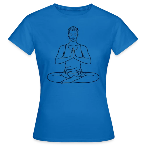 Homme en Posture de Yoga - T-shirt Femme