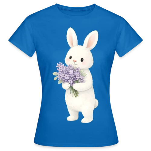 Lapin dans les Lilas - Douceur Printanière - T-shirt Femme