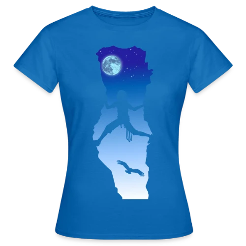Grimpe Nocturne : L'Escalade Sous les Étoiles - T-shirt Femme
