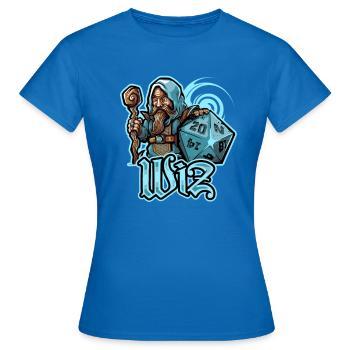 RPG Wizard - Women's T-Shirt - royal blue - Front - AI Model Female 172 dark (172cm)