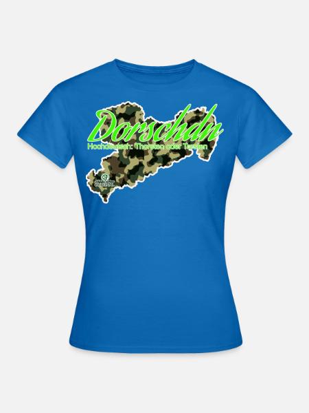 Dorschdn - Thorsten oder Torsten - Säggsch - T-shirt dam - royalblå