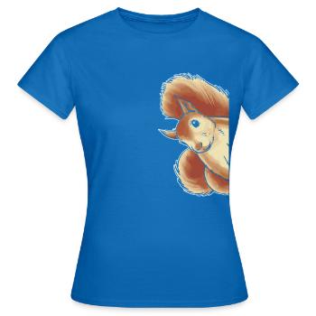 Drôle d’écureuil, écureuil, écureuil - T-shirt Femme - bleu royal - Devant - AI Model Female 172 dark (172cm)