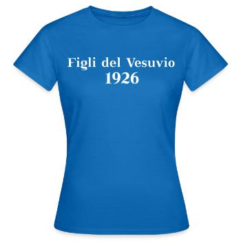 figli del vesuvio napoli ultras - T-shirt Femme - bleu royal - Devant - AI Model Female 172 dark (172cm)