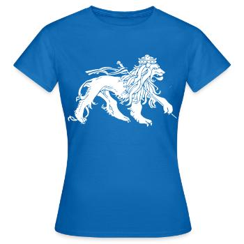 Lion de Juda - T-shirt Femme - bleu royal - Devant - AI Model Female 172 dark (172cm)