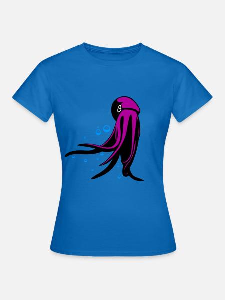 Oktupus - Frauen T-Shirt - Royalblau