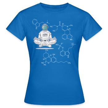 Astronaute Drogues Voyage Dans L'espace Psychonaute Espace - T-shirt Femme - bleu royal - Devant - AI Model Female 172 dark (172cm)
