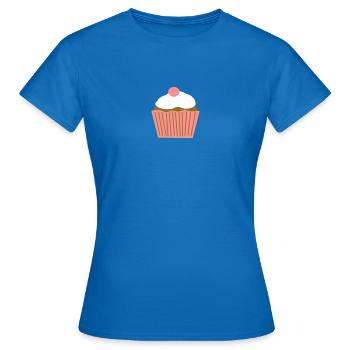 Cupcake - T-shirt Femme - bleu royal - Devant - AI Model Female 172 dark (172cm)