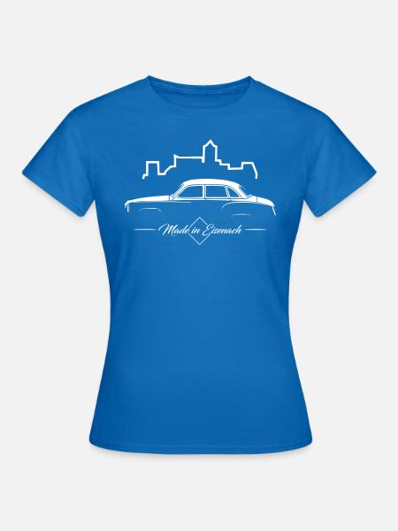 IFA Wartburg 311 History Silhouette - Frauen T-Shirt - Royalblau
