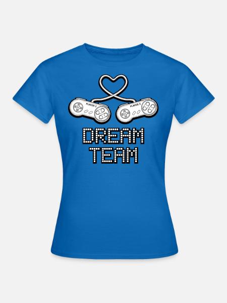 DreamTeam Controller B - Frauen T-Shirt - Royalblau