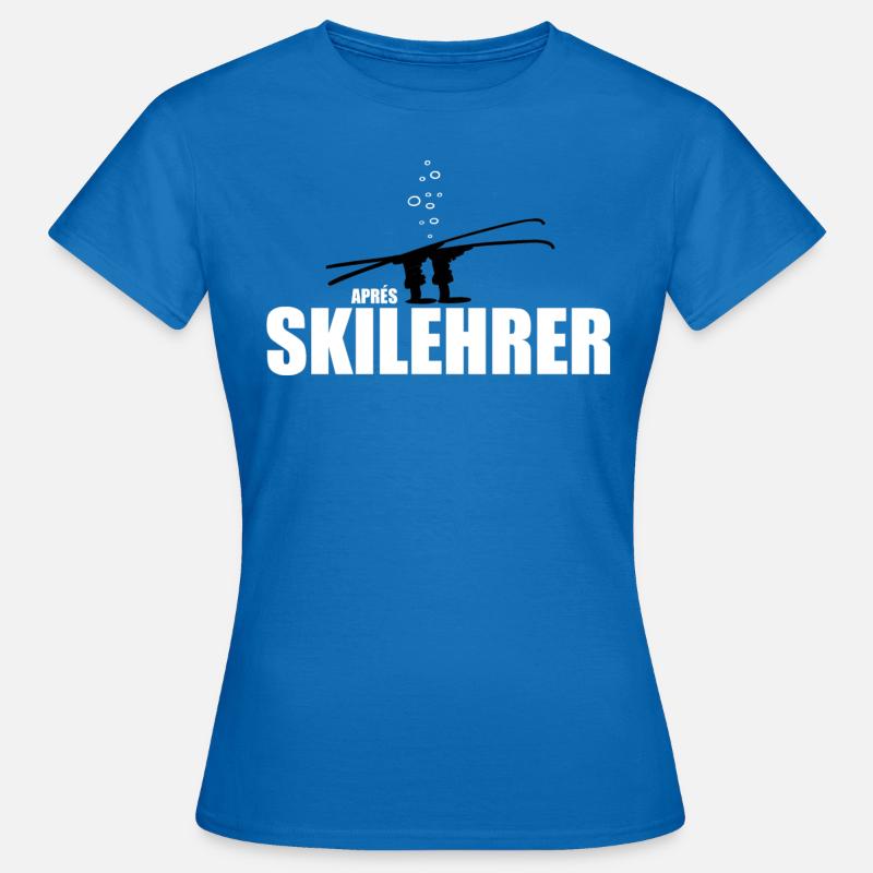 Bavarian Monkey Apres ski instructor - Women's T-Shirt - royal blue
