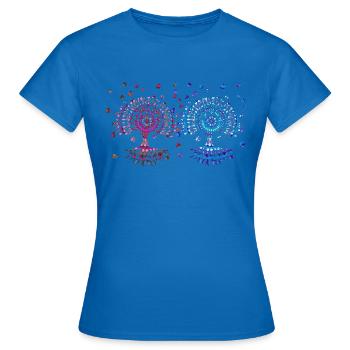 Tree of Life, Tree of Life, Trees - Women's T-Shirt - royal blue - Front - AI Model Female 172 dark (172cm)