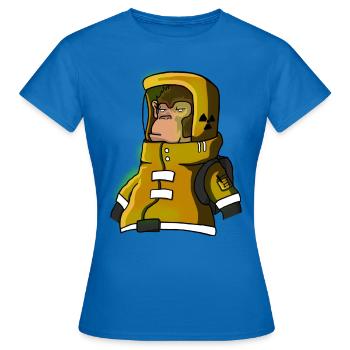 Monkeysta - Women's T-Shirt - royal blue - Front - AI Model Female 172 dark (172cm)