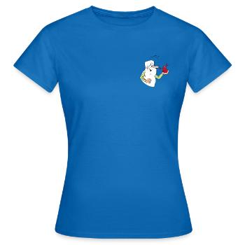 Hello Maestro avec globe de cellules sanguines - T-shirt Femme - bleu royal - Devant - AI Model Female 172 dark (172cm)
