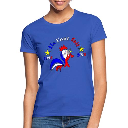 champion du monde 2018 France coq 2 étoiles - T-shirt Femme