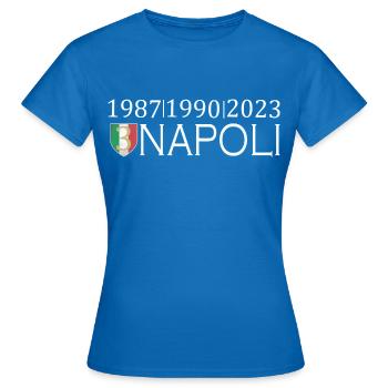 Neapel, Napoli - Frauen T-Shirt - Royalblau - Vorne - AI Model Female 172 dark (172cm)
